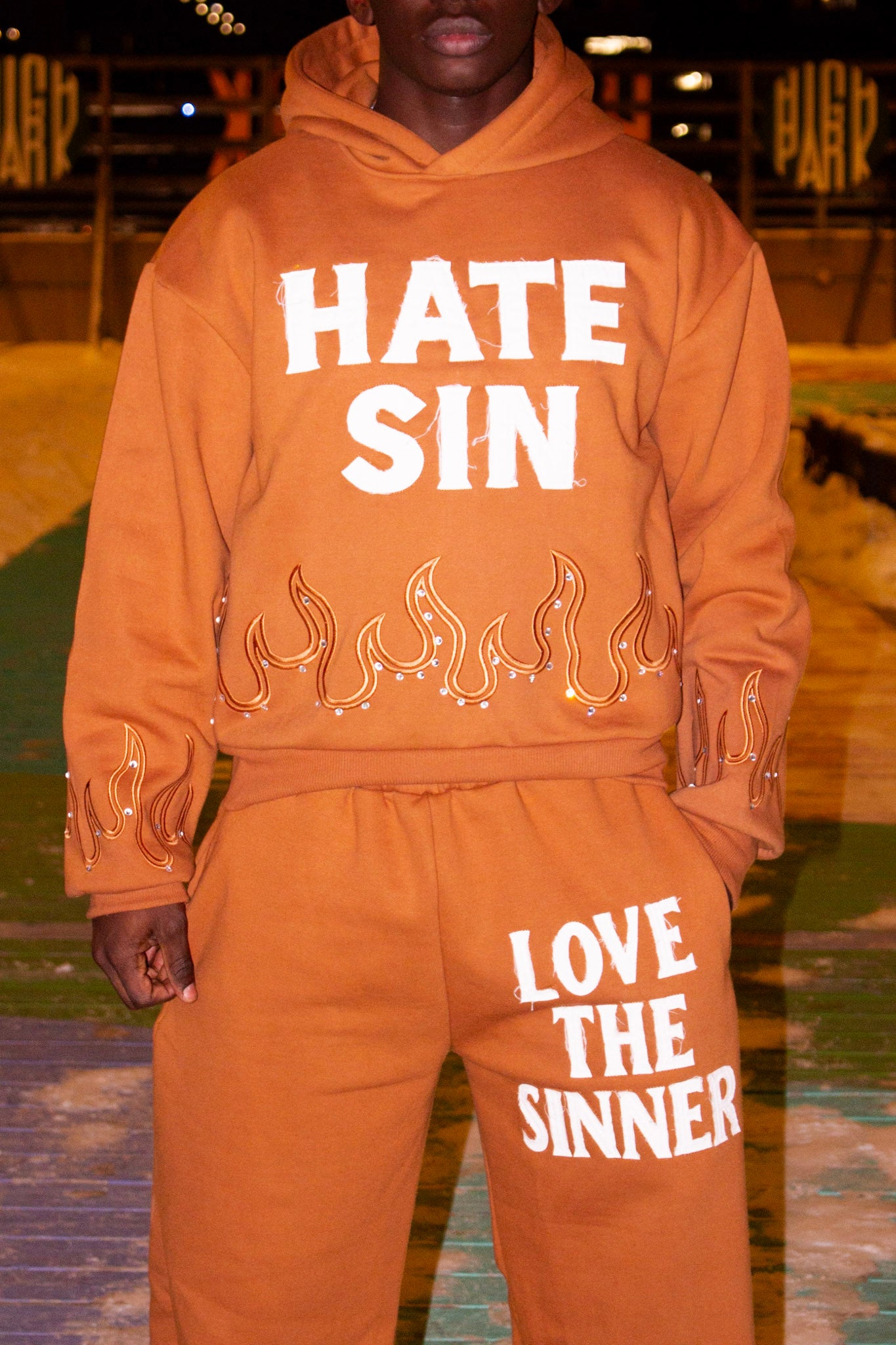 BRONZE HATE SIN HOODIE!