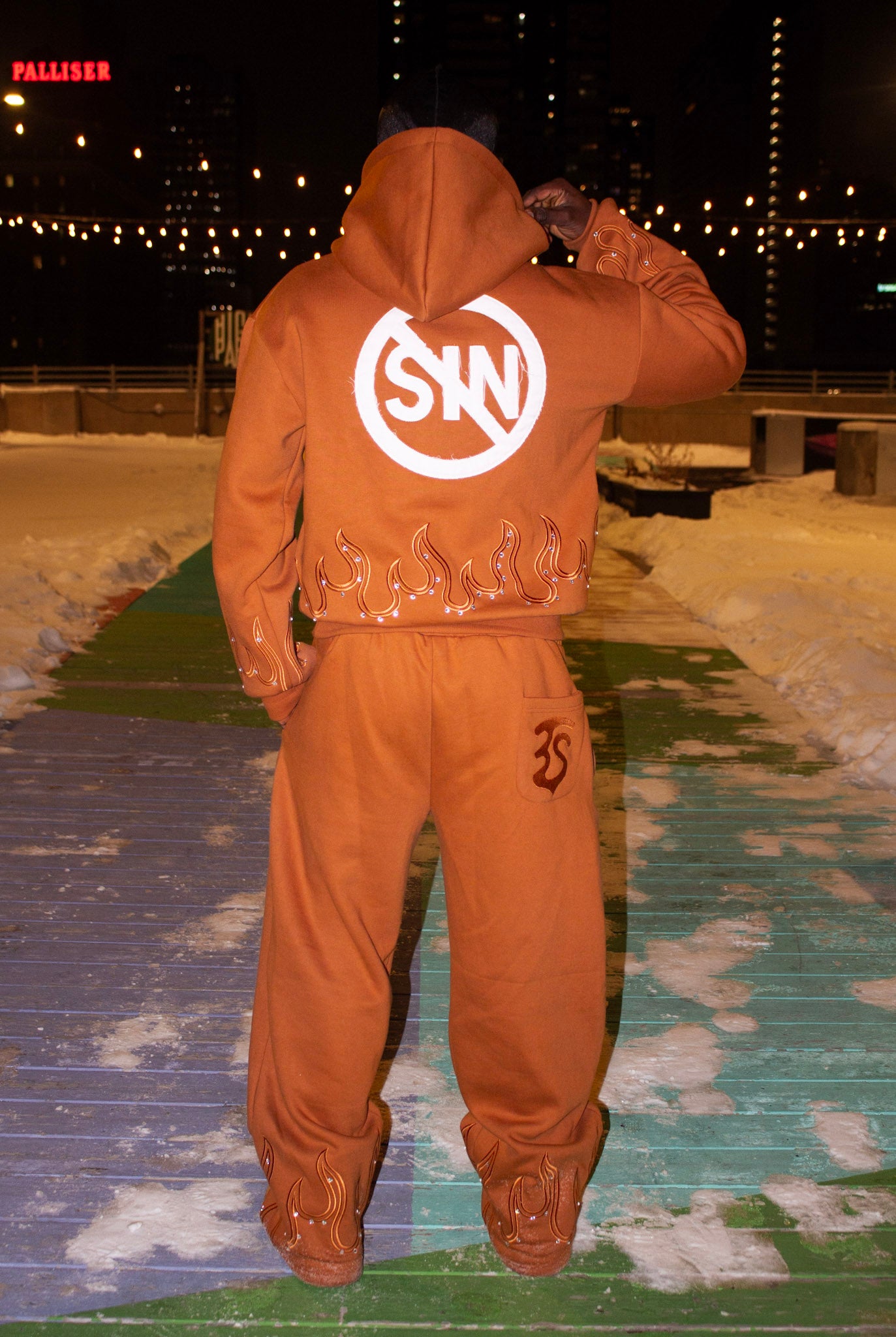 BRONZE “LOVE THE SINNER” SWEATPANTS!