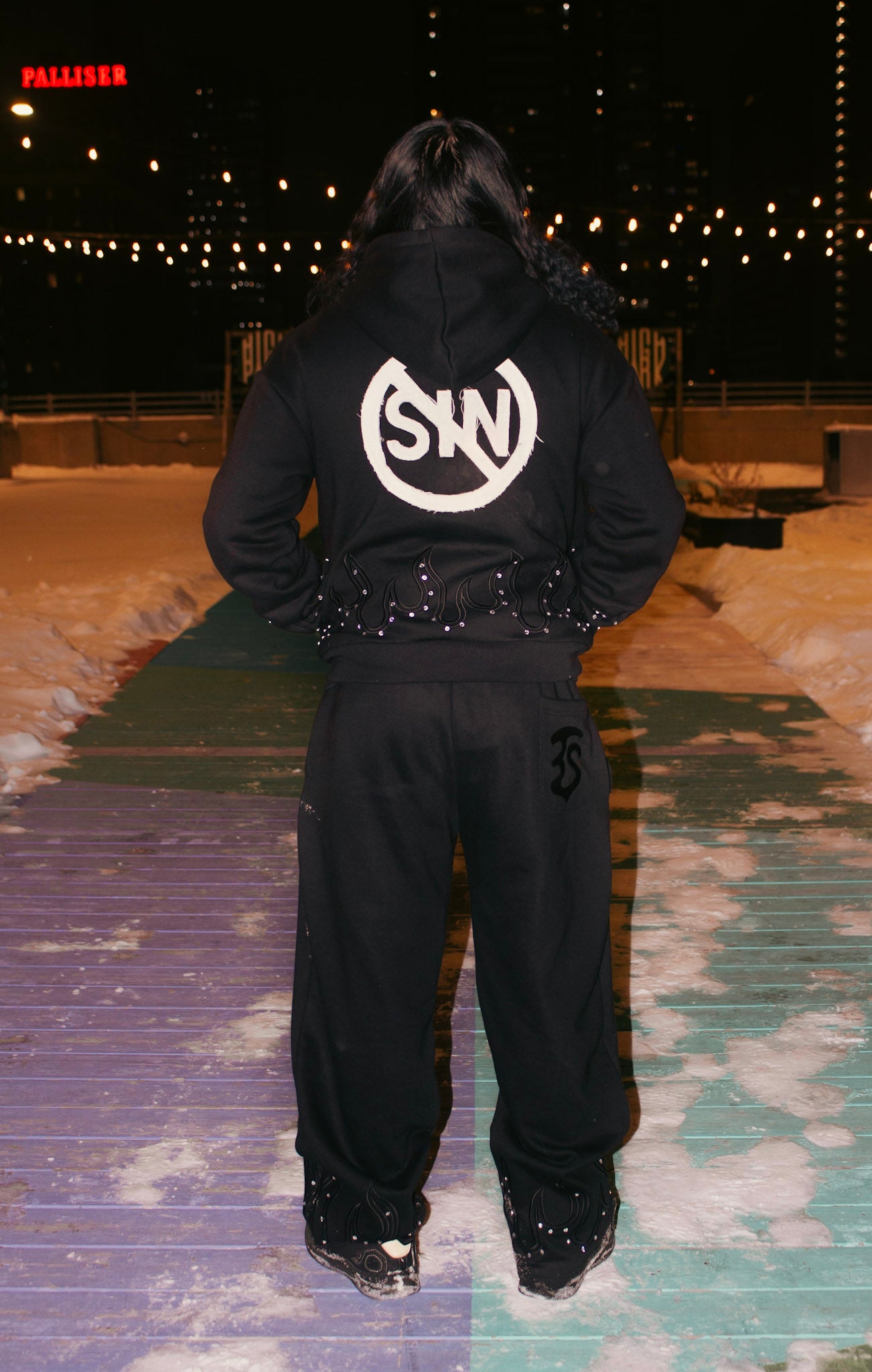 BLACK HATE SIN HOODIE!