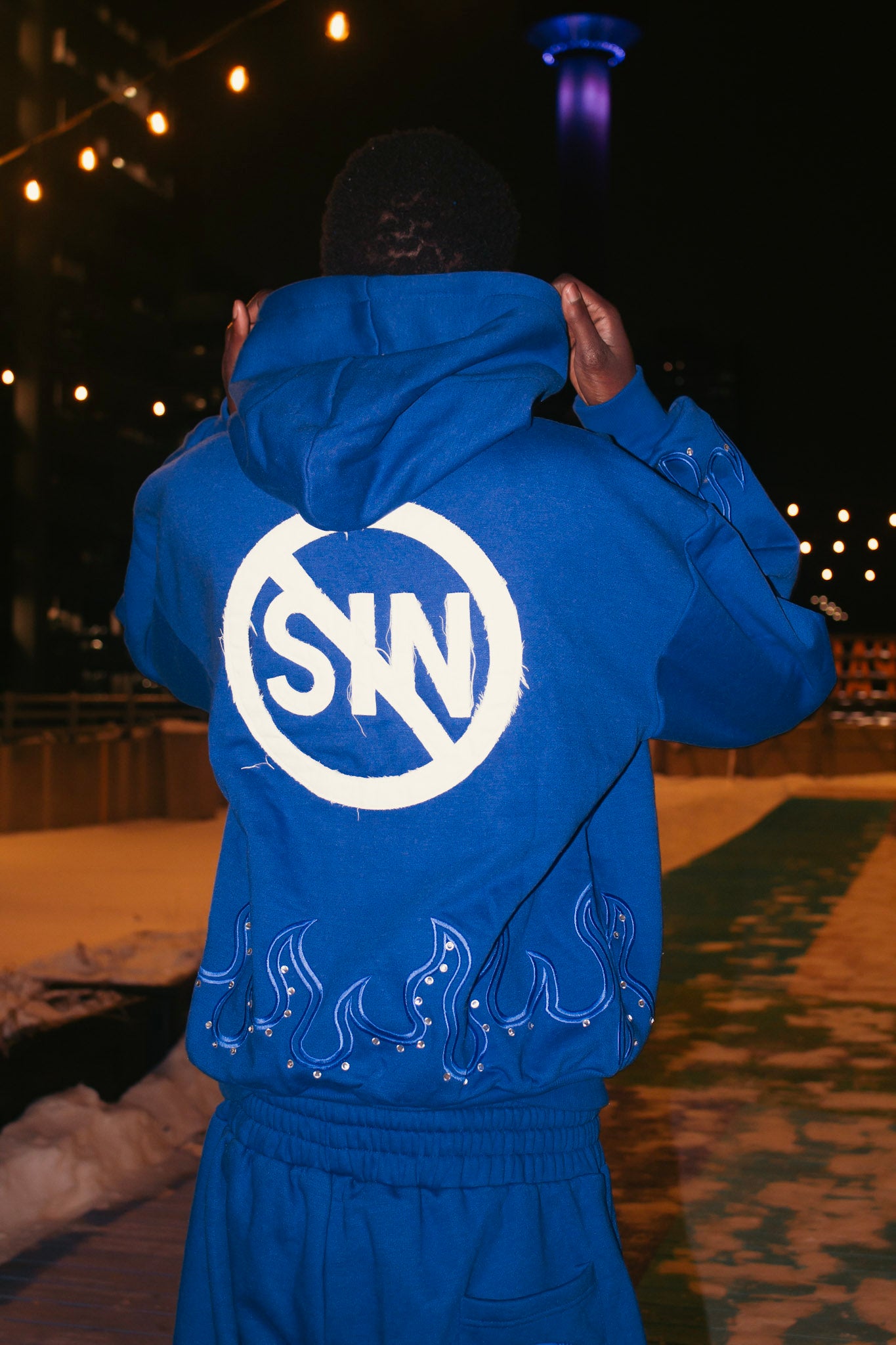 BLUE HATE SIN HOODIE!