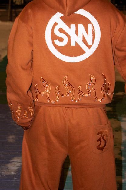 BRONZE “LOVE THE SINNER” SWEATPANTS!