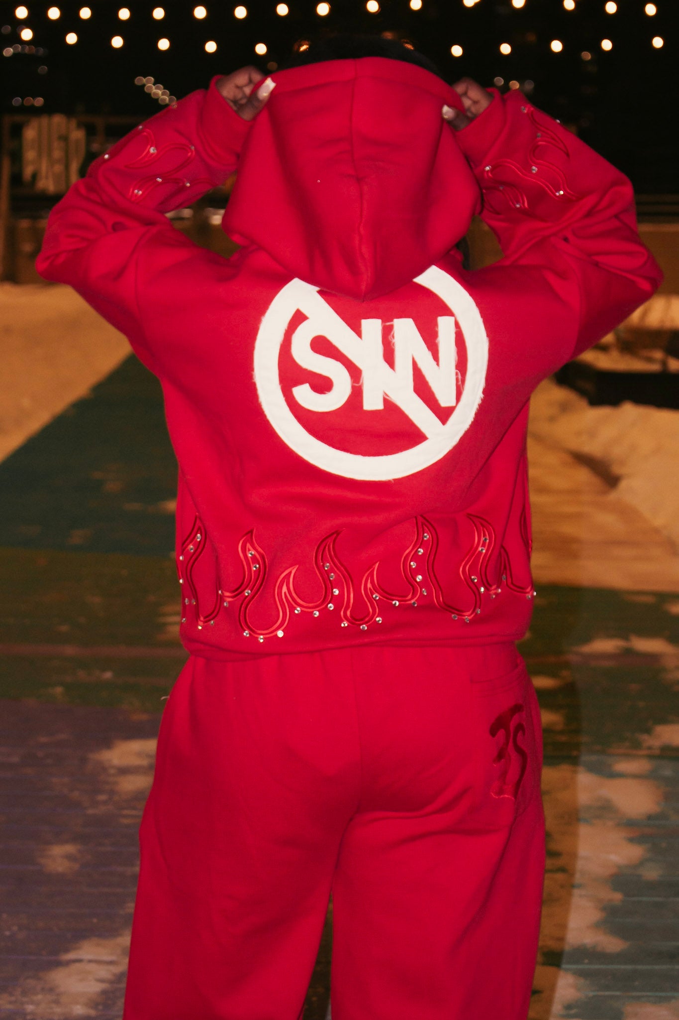RED HATE SIN HOODIE!
