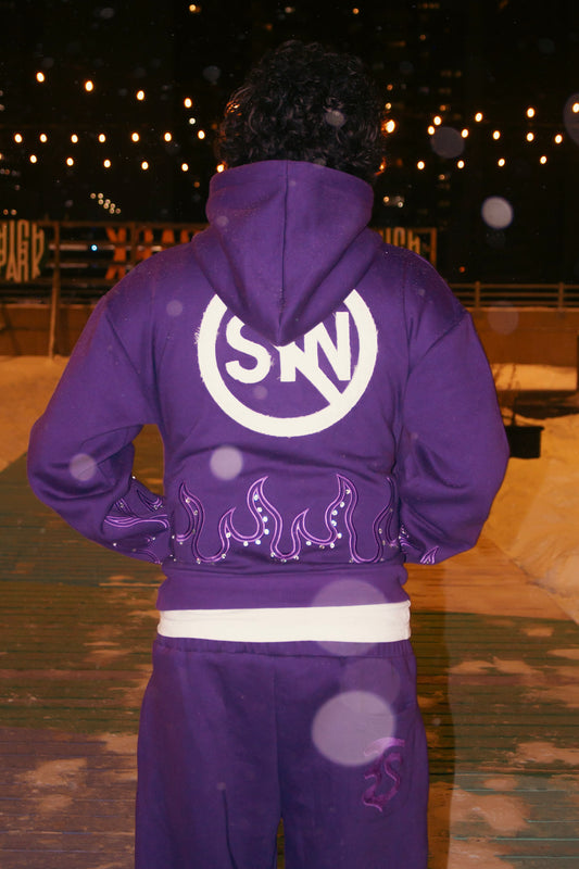 PURPLE HATE SIN HOODIE!