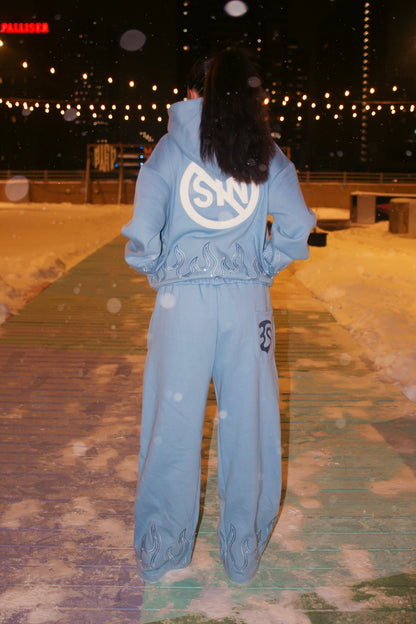 BABY BLUE HATE SIN HOODIE!